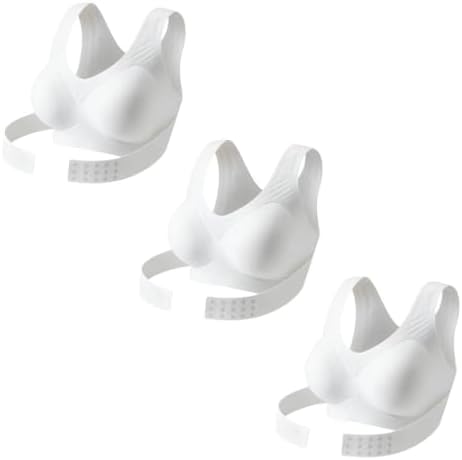 Posture Corrector Bras Women Front Closure Cross Back Wireless Posture Bra