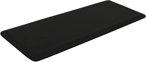 GelPro Professional Grade Anti-Fatigue Kitchen & Office Comfort Mat, 20x48, Midnight ¾ Bio-Foam Mat with Non-Slip Bottom for Health & Wellness