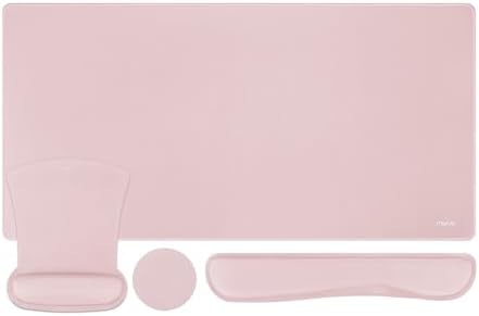 MOSISO Keyboard Mouse Pad Set, Large Gaming Mousepad&Keyboard Wrist Rest