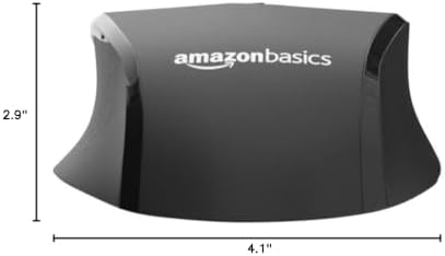 Amazon Basics Portable Wireless Computer Mouse, Ergonomic, 2.4 GHz Optical, DPI Adjustable, Easy to Use, Compatible with PC, Mac, Laptop, Black (Pack of 2)