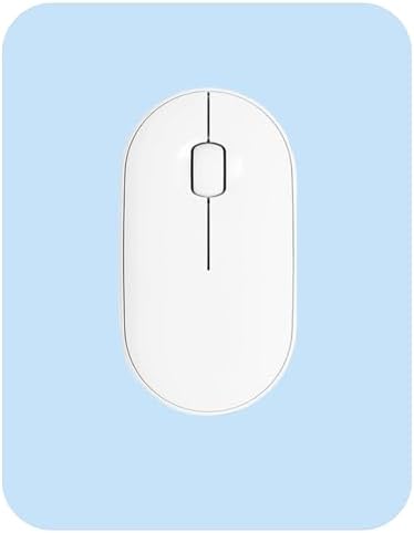 Small Mouse Pad 6 x 8 Inch, Horizontal and Vertical Flexible use. Great for Traveling, Wireless laptops, Keyboard Trays, Offices, etc. (Blue)