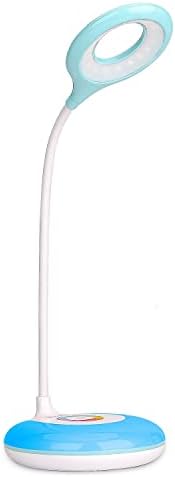mafiti LED Desk Lamp Cordless Rechargeable Battery Operated Table Light Adjustable Gooseneck Dimmable Touch Control Color Changing RGB Eye-Caring Base Night Light for Kids with USB Charging Cable