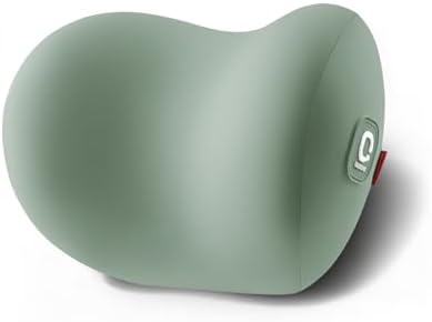 BEBAS Memory Foam Car Headrest Pillow - Breathable Neck Support Pillow for Driving, Universal Fit Cars/SUVs/Tesla/Toyota & Office Chair, Removable Cover (Green, 4-Season)