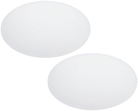 PATIKIL 11.5" Diameter Lampshade Diffuser, 2 Pcs 1.7mm Thick Round Diffuser Sheet for Drum Lampshades, Pendants Light, DIY Light Shield, Translucent White