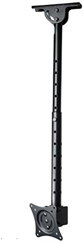 VideoSecu ML405B2 LCD LED UHD Monitor TV Ceiling Mount for Most 19 22 23 24 26 27 28 29 32 39 42 Flat Panel Display with VESA100x100, 75x75, Fit Flat and vaulted Ceiling M0B