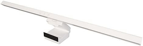 Monitor Light Bar Desk Light Bar 3 Switchable Light Modes Stepless Dimmable Touch Control Computer Screen Light Bar for Office Home White (White)
