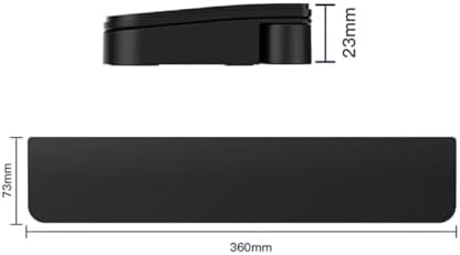 Keyboard Wrist Rest for Mechanical Keyboards,Wrist Elevation Support with Cleaning Kit, Ergonomic Wrist Pad for Keychron/Gaming/Office Black
