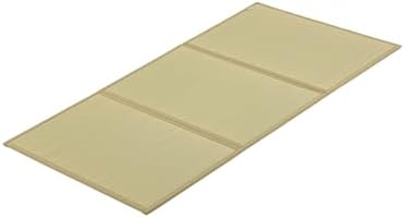 FULI Japanese Tatami Mattress, Foldable Igusa Rush Grass, Natural, Twin
