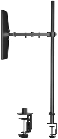 Pholiten Tall Single Monitor Mount with 47" Pole for 13-27" Screen