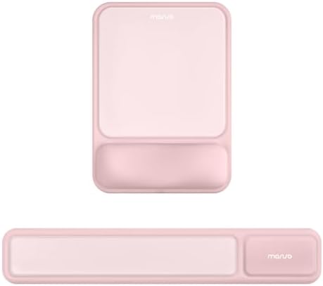 MOSISO Color Scheme Wrist Rest Support for Mouse Pad&Keyboard Set