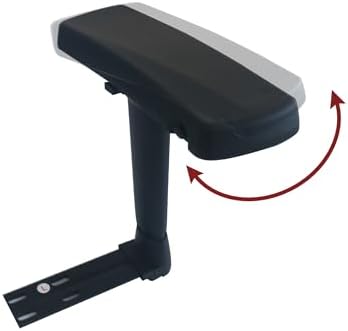 Height Adjustable Chair Armrest Pair, Gaming Boss Chair Arms Set Replacement,Black (4D)