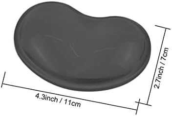 Gel Keyboard & Mouse Wrist Rest Set - Keyboard Wrist Rest Pad & Mouse Support for Office Gaming Pad Computer Laptop Ergonomic Comfortable Pain Relief- Pad Set (Mouse Support Only)