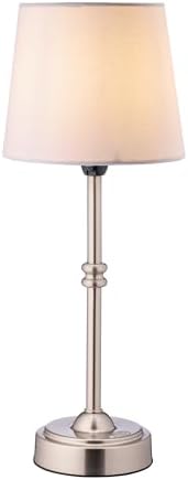 O'Bright Seraph Cordless Rechargeable LED Table Lamp, Brushed Nickel