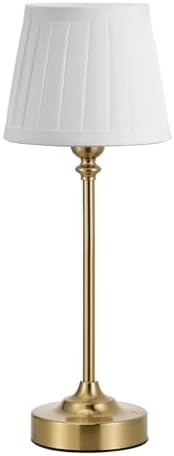 Cordless Table Lamp Rechargeable Gold - 1 Pack Brass 4000mAH Battery Operated Lamp for Decor, 3000K Stepless Dimming Touch Control Wireless Lamp for Bedroom, Dining Table, Counter, Living Room