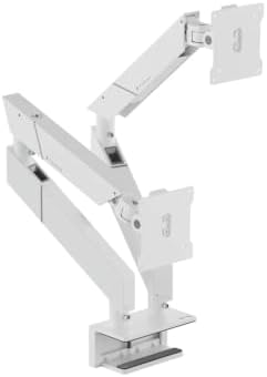 Secretlab Magnus Dual Monitor Arm White - C-clamp Mount, VESA 75/100