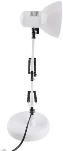 Kavolet Portable Eye Protection Folding Desk Lamp LED Reading Light with Clamp for Study Bedroom (White)