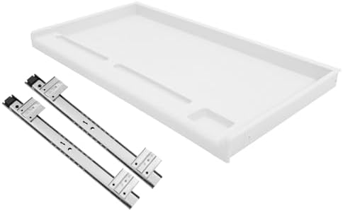 jojofuny 1 Set of Keyboard Tray Under Desk, Keyboard Sliding Tray Under Desk, Keyboard Drawer Slide Tray, Keyboard Shelf, for Home and Office