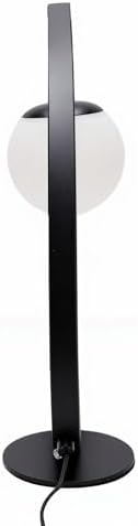 Fafeicy LED Bedside Lamp 3 Color Temps 3 Brightness Levels Anti Glare Desk Lamp for Bedroom Reading Home Office Iron PVC 13x5x16 inch (Black)