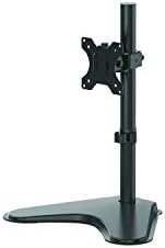 Fellowes 8049601 Professional Series Free-Standing Monitor Mount, Adjustable Computer Monitor Stand for Desk with Single Monitor Arm, 32 Inch Monitor Capacity