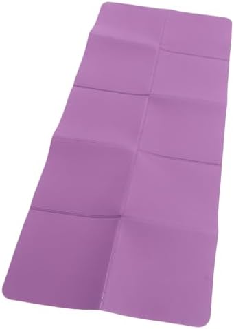 Foldable Fitness Mat, TPE Double Sided Anti Slip Workout Mat, Lightweight Portable Cushion for Yoga Dance Pilates Stretching At Home Office Travel Indoor Outdoor