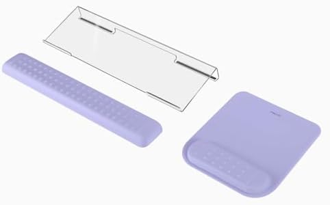 MOSISO Keyboard Stand&Wrist Rest Support for Keyboard &Mouse Pad Set