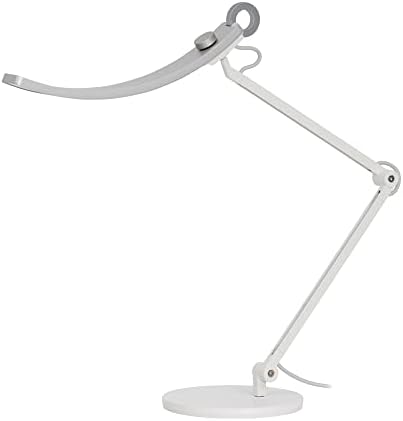 BenQ e-Reading Desk Lamp - Ultrawide and Bright Lighting, Dimmable, Dual Smart Mode, Adjustable Arm, Auto-dimming, High CRI, Eye-Caring Lamp for Home Office, Reading, Study, Craft, Matte Silver