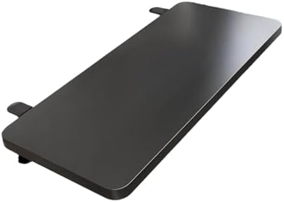 Desk Extension Board Clamp-on Keyboard Tray Portable Ergonomic Arm Rest Expansion Platform for Home Office- Black