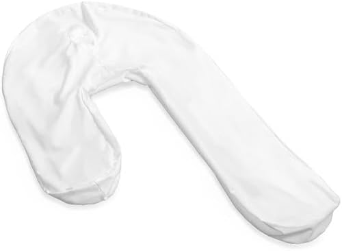 DMI Protective Pillowcase for the Side Sleeper Pillow, Extends Product Life of Pillow, Protects Against Moisture & Stains, Zipper & Snap Enclosure, White