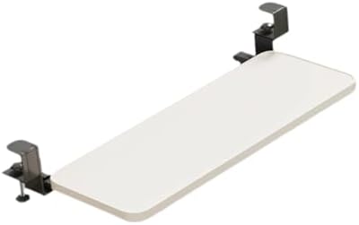 Desk Extend Tray Shelf Board Ergonomic Table Mount Portable Home Office Wrist Support Arm Rest Expansion Keyboard Platform- 50cmx20cmx1.2cm