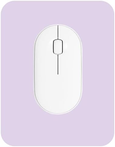 Small Mouse Pad 6 x 8 Inch, Horizontal and Vertical Flexible use. Great for Traveling, Wireless laptops, Keyboard Trays, Offices, etc. (Purple)