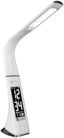 OttLite Thrive ClearSun LED Lamp with USB, White