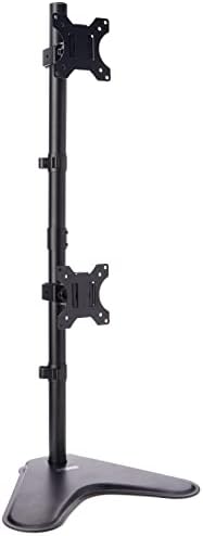 Fellowes 8044001 Professional Series Free-Standing Stacked Monitor Mount, Adjustable Computer Monitor Stand for 2 Monitors with Dual Monitor Arms, 32 Inch Monitor Capacity
