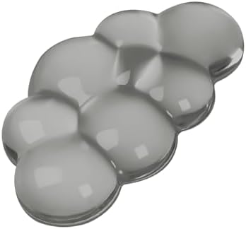 Gel Cloud Mouse Wrist Rest, Cute Wrist Support and Arm Support for Mouse Rest Typing Pain Relief，Suitable for Office/Computer/Laptop/Gaming (Transparent Gray)