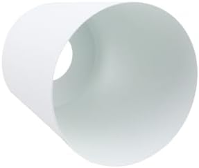 MY MIRONEY 2PCS White Barrel Metal Lampshade, 5.04" Height