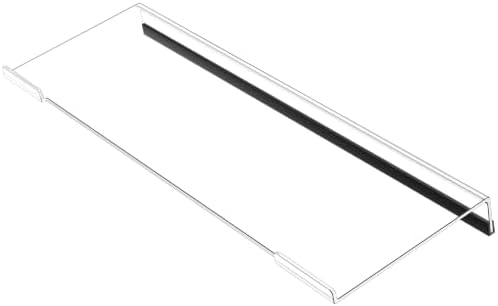 Egchi Computer Keyboard Stand PC Keyboard Stand, Acrylic Tilted Keyboard Stand for Ergonomic Typing Clear Keyboard Tray for Easy Typing and Working, Keyboard Holder with Silicone Non-Slip Case