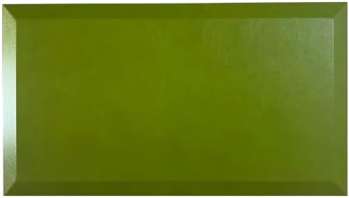 Anti Fatigue Floor Mat,Kitchen Mat, Standing Desk Mat – Comfort at Home, Office, Garage - Polyurethane(PU) Foam (Green, 50" L x 17" W x 1" Th)