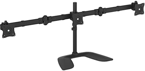 StarTech Triple Monitor Stand 13in to 27in, VESA, Black (ARMBARTRIO2)