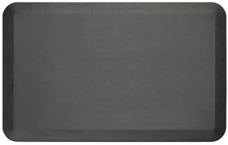 NewLife by GelPro Anti Fatigue Mat: Eco-Pro Foam Anti-Fatigue Comfort Mat - Standing Desk Pad - Professional Floor Mats for Commercial & Industrial Work - 20” x 32” Non Slip Ergonomic Mat - Black