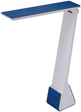 Bostitch Office Rechargable Battery Led Desk Lamp, 3 Color Temperatures, Flip Open, Blue (KT-VLED1810-BLUE)