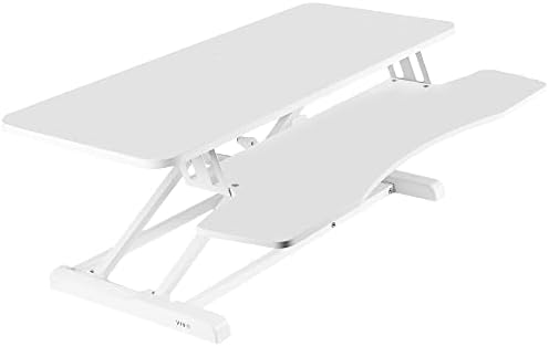 VIVO White 36 in Standing Desk Converter, DESK-V036KW