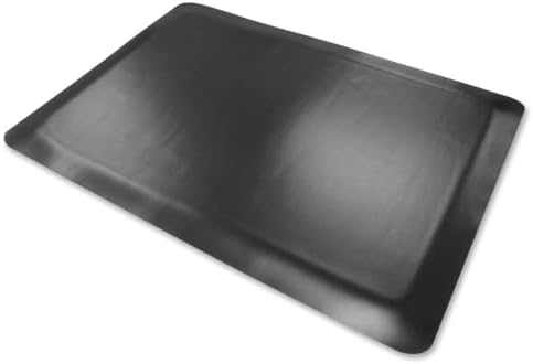 Guardian Pro Top Indoor Anti-Fatique Floor Mat, Rubber, 2'x3', Black