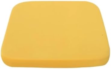 Seat Cushion Soft Office Bounce Chair Pads Rebound Breathable Comfortable Pad for Long Sitting(Yellow,40x40x4cm)