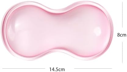 Clear Gel Mouse Wrist Rest, Pink Cute Wrist Rest