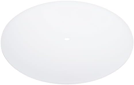 PATIKIL Lampshade Diffuser, 17.5" Diameter with 3/8" Center Hole Round Diffuser for Drum Lampshades Pendants Light Fits 18-20" Openings, Frosted White