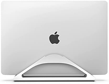 HumanCentric Vertical Laptop Stand for Desks in Silver Color, Adjustable