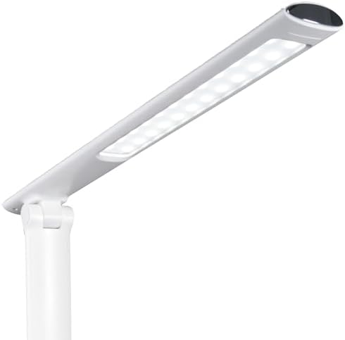 OttLite Emerge LED Sanitizing Desk Lamp with USB Charging, White