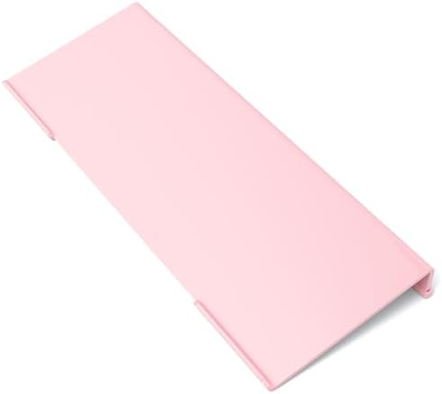 WINFFOR Comfortable Computer Keyboard Stand - Ergonomic Keyboard Riser Acrylic Tilted Keyboard Holder for Easy Typing&Working at Home Office - Fits All Keyboard Sizes - 17'' Wide (Lightpink)
