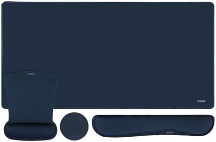 MOSISO Keyboard Mouse Pad Set, Large Gaming Mousepad&Keyboard Wrist Rest