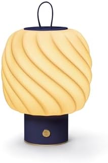 LLADRÓ Ice Cream Portable lamp. Medium. Blue