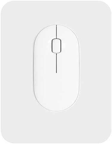 Small Mouse Pad 6 x 8 Inch, Horizontal and Vertical Flexible use. Great for Traveling, Wireless laptops, Keyboard Trays, Offices, etc. (Grey)